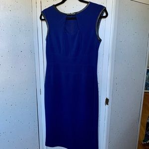 Beautiful royal blue/purple dress with keyhole.